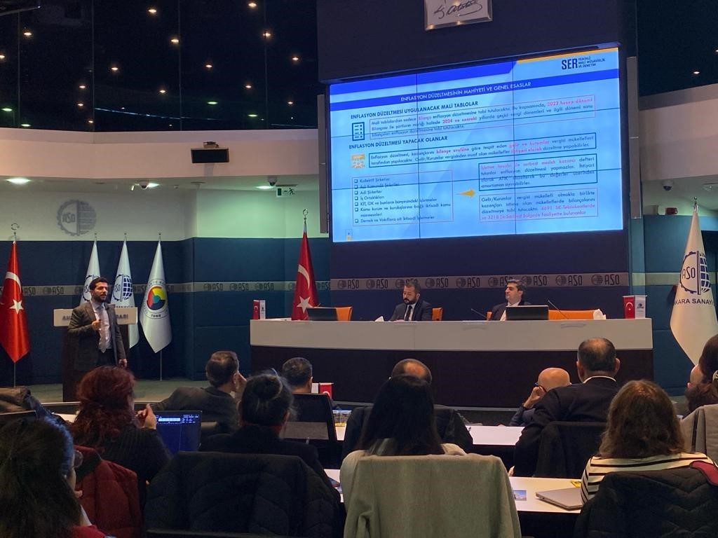 ASO’da “Enflasyon Düzeltmesi Kavramsal Çerçeve ve Uygulama Örneği Semineri”