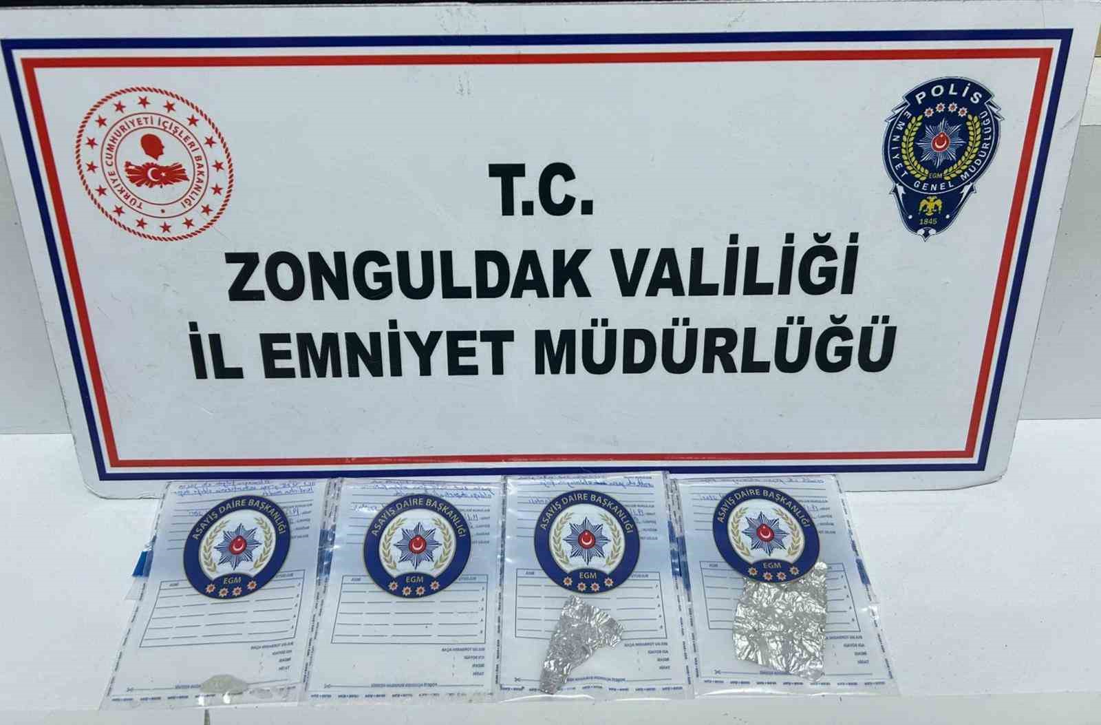 Zonguldak’ta uyuşturucu operasyonu: 1 tutuklu