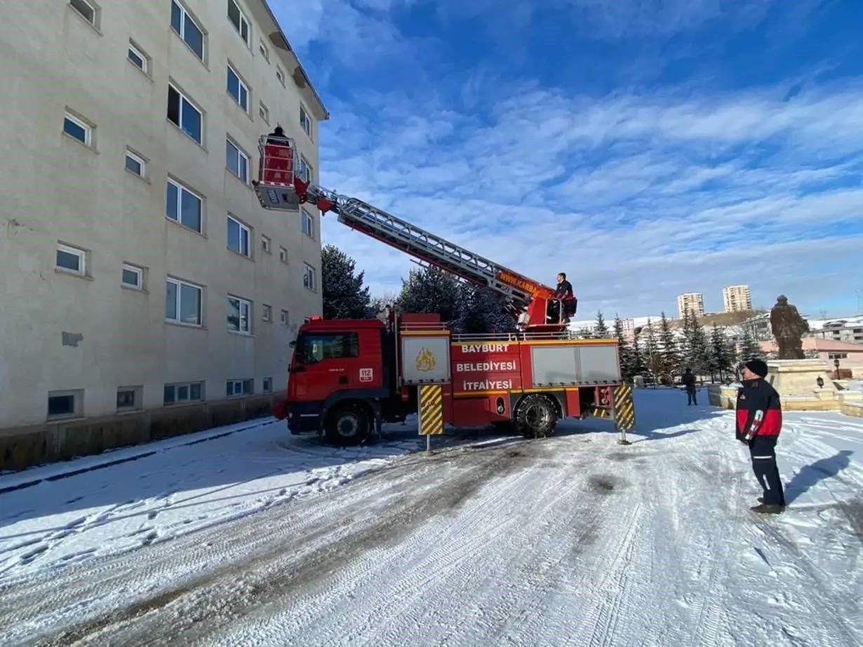 Bayburt’ta saha tatbikatı