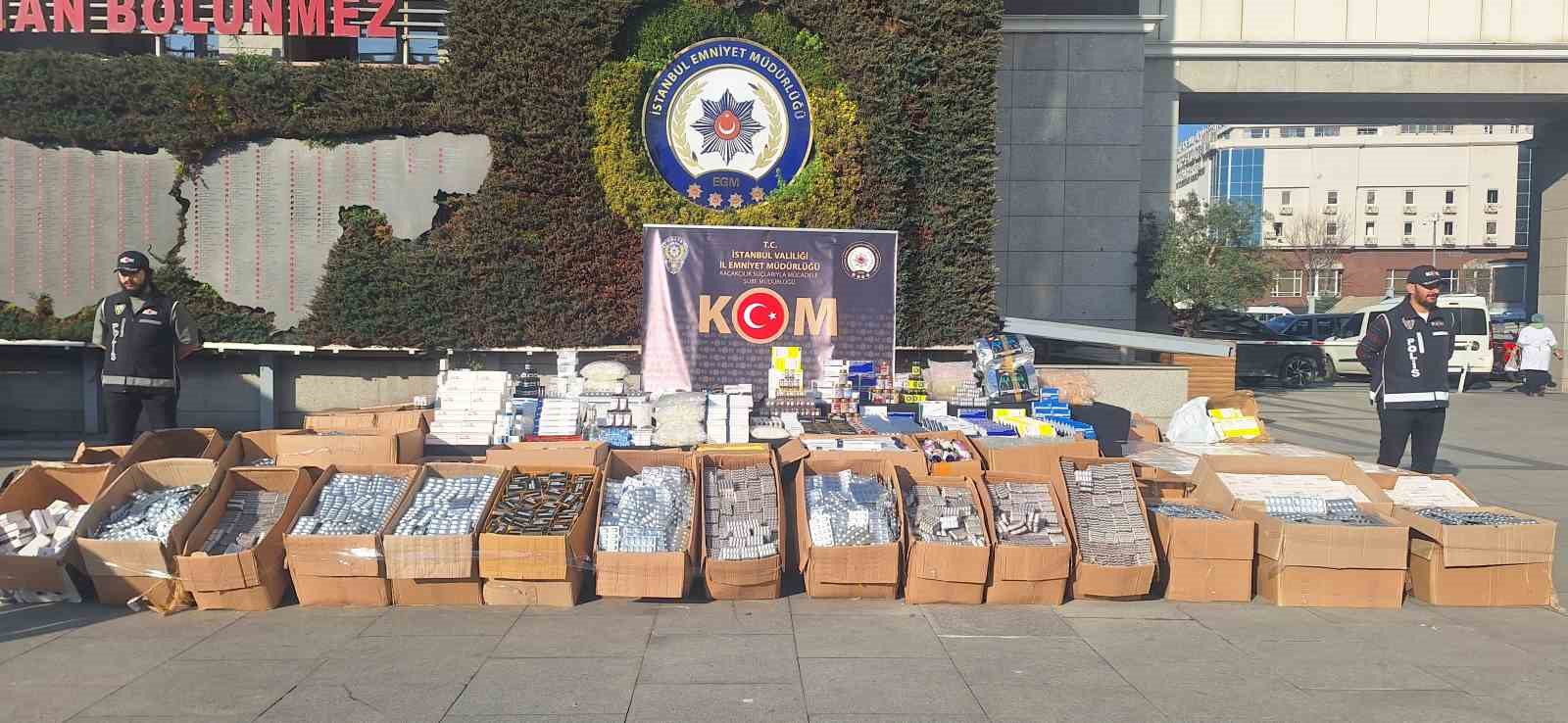 İstanbul’da 40 milyon liralık kaçak ilaç operasyonu: 3 gözaltı