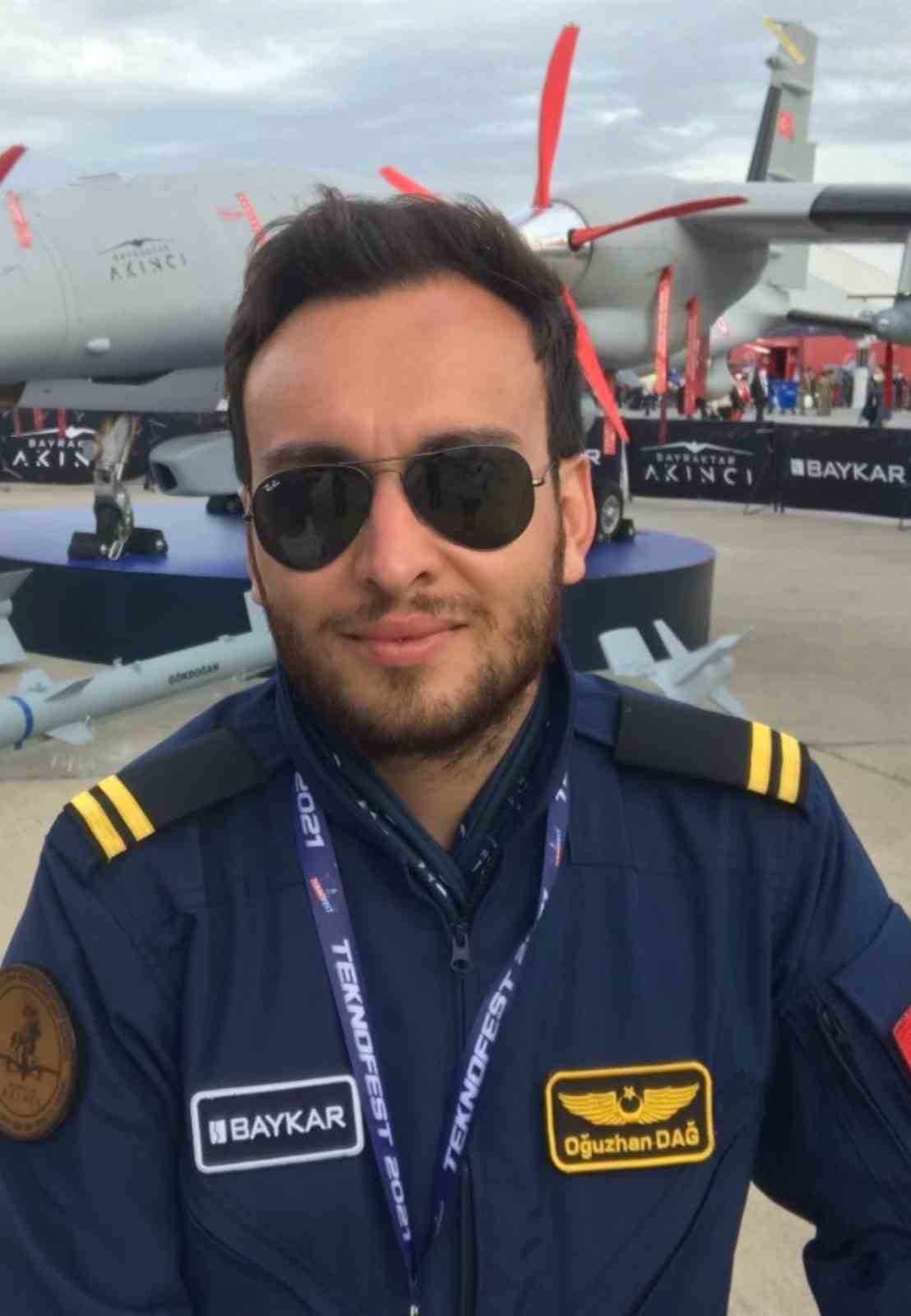 Genç pilot son yolcuğuna uğurlandı
