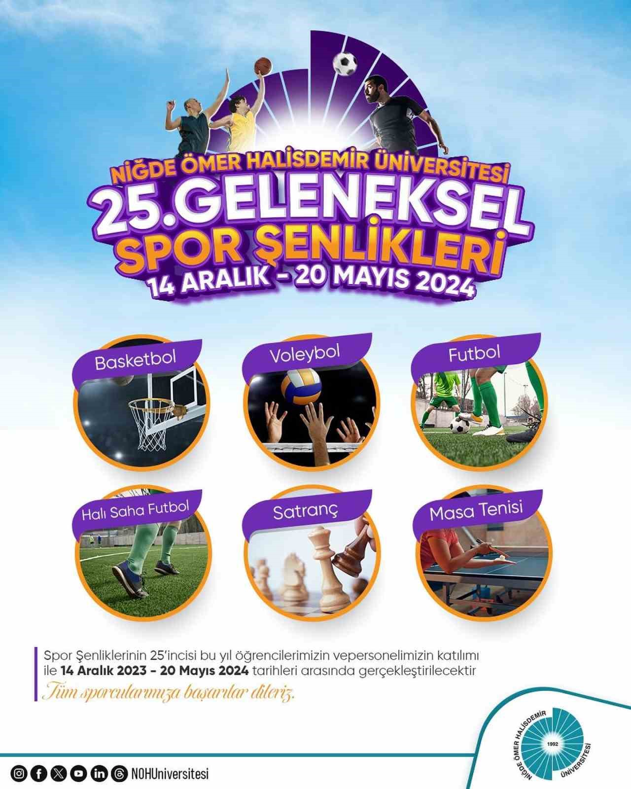 25. Geleneksel Spor Şenlikleri Başladı
