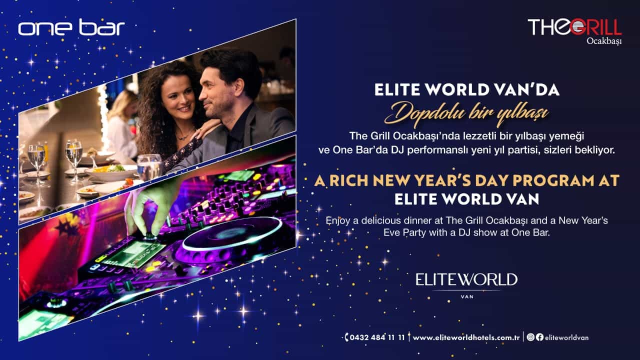 Elite World Van Hotel’den muhteşem yılbaşı programı