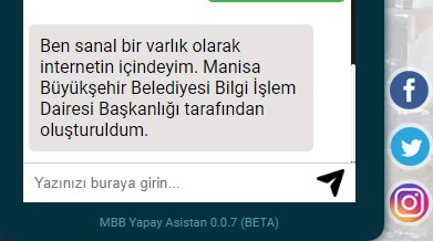 Manisa Büyükşehir Belediyesinden yapay zeka asistan desteği
