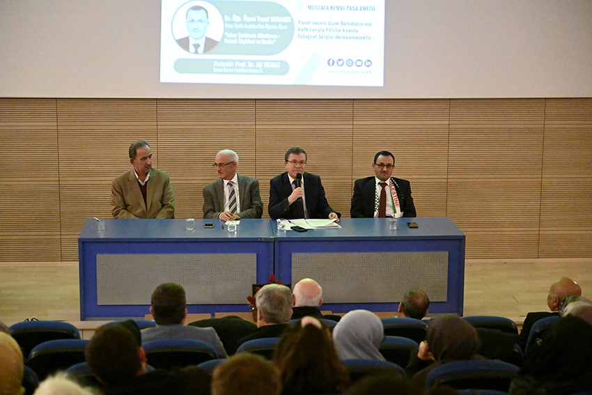 Uşak Üniversitesi’nde ’Dünden Bugüne Filistin’ konuşuldu