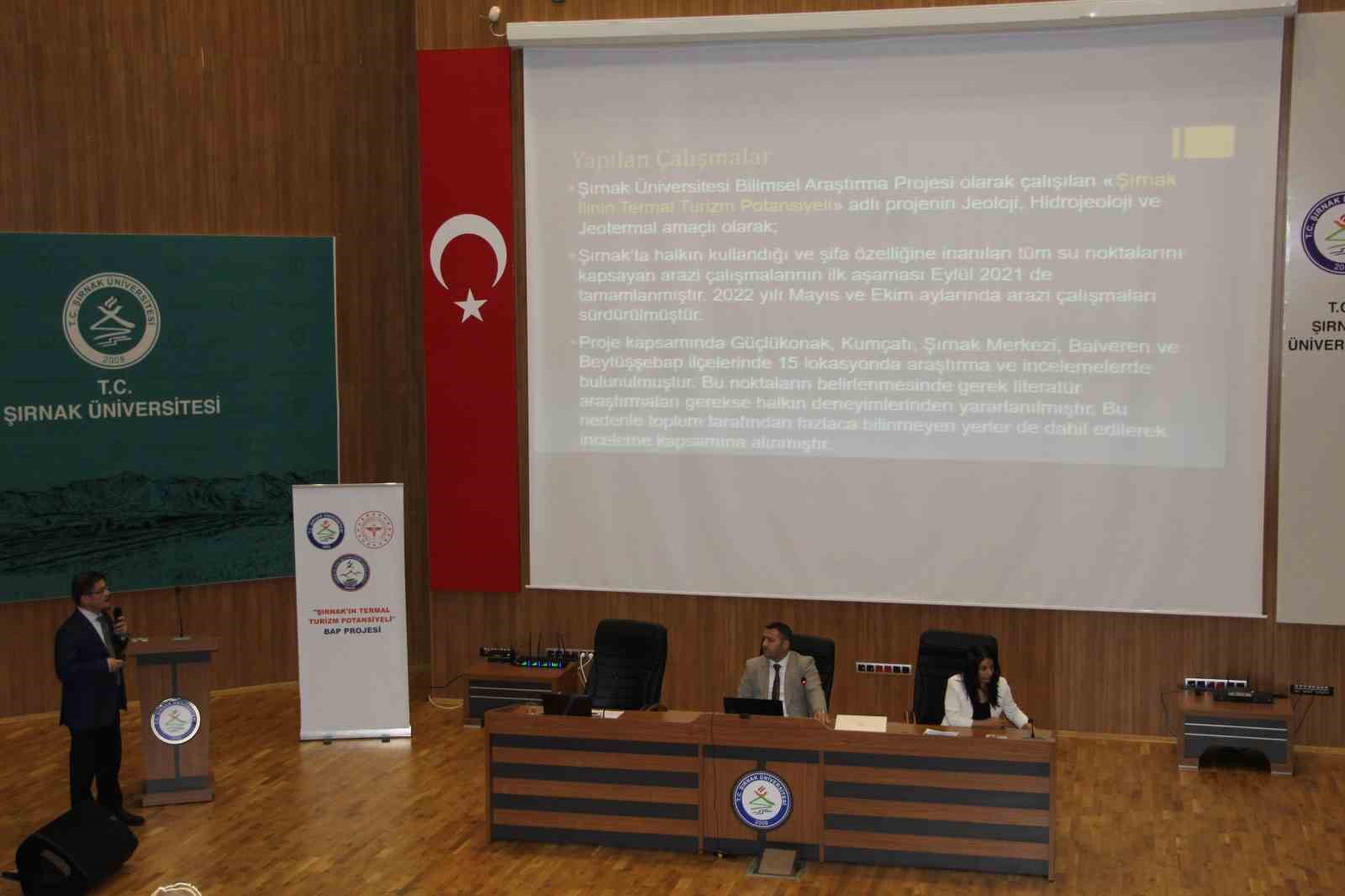 Şırnak Termal Turizmi masaya yatırıldı
