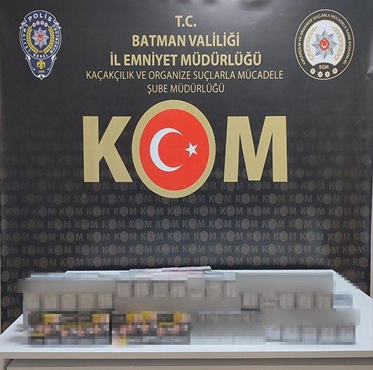 Batman’da kaçakçılık operasyonu: 9 gözaltı