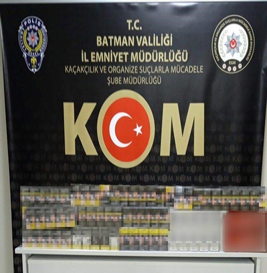 Batman’da kaçakçılık operasyonu: 9 gözaltı