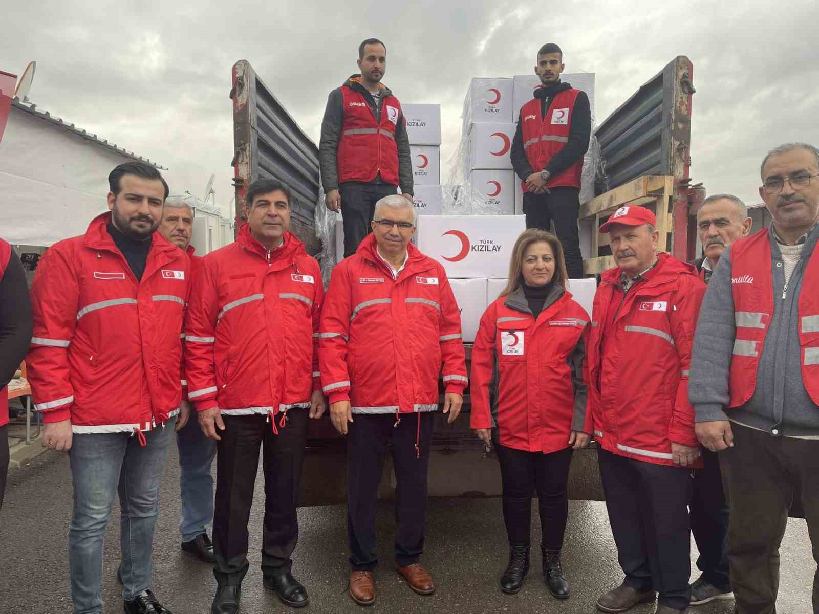 Kızılay’dan, Osmaniye’deki depremzedelere kışlık yardımı