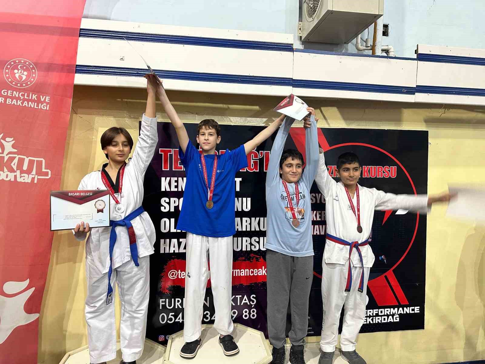 Taekwondo Tekirdağ İl Şampiyonları Malkara’dan