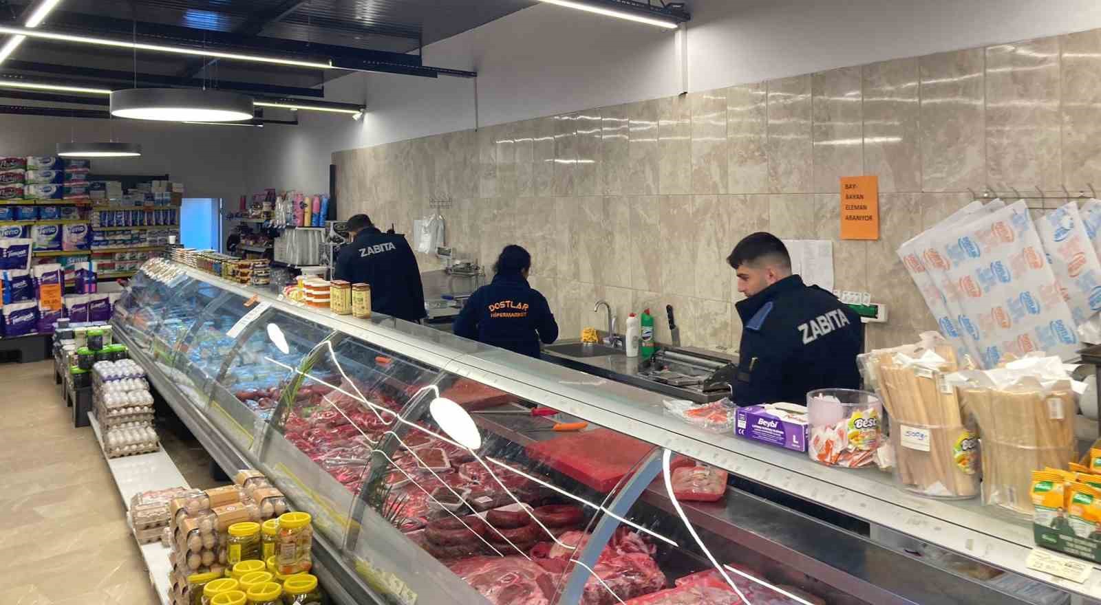 Altınova’da kasaplara denetim