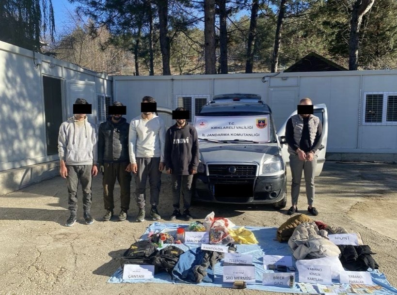Kırklareli’nde 48 kaçak göçmen yakalandı