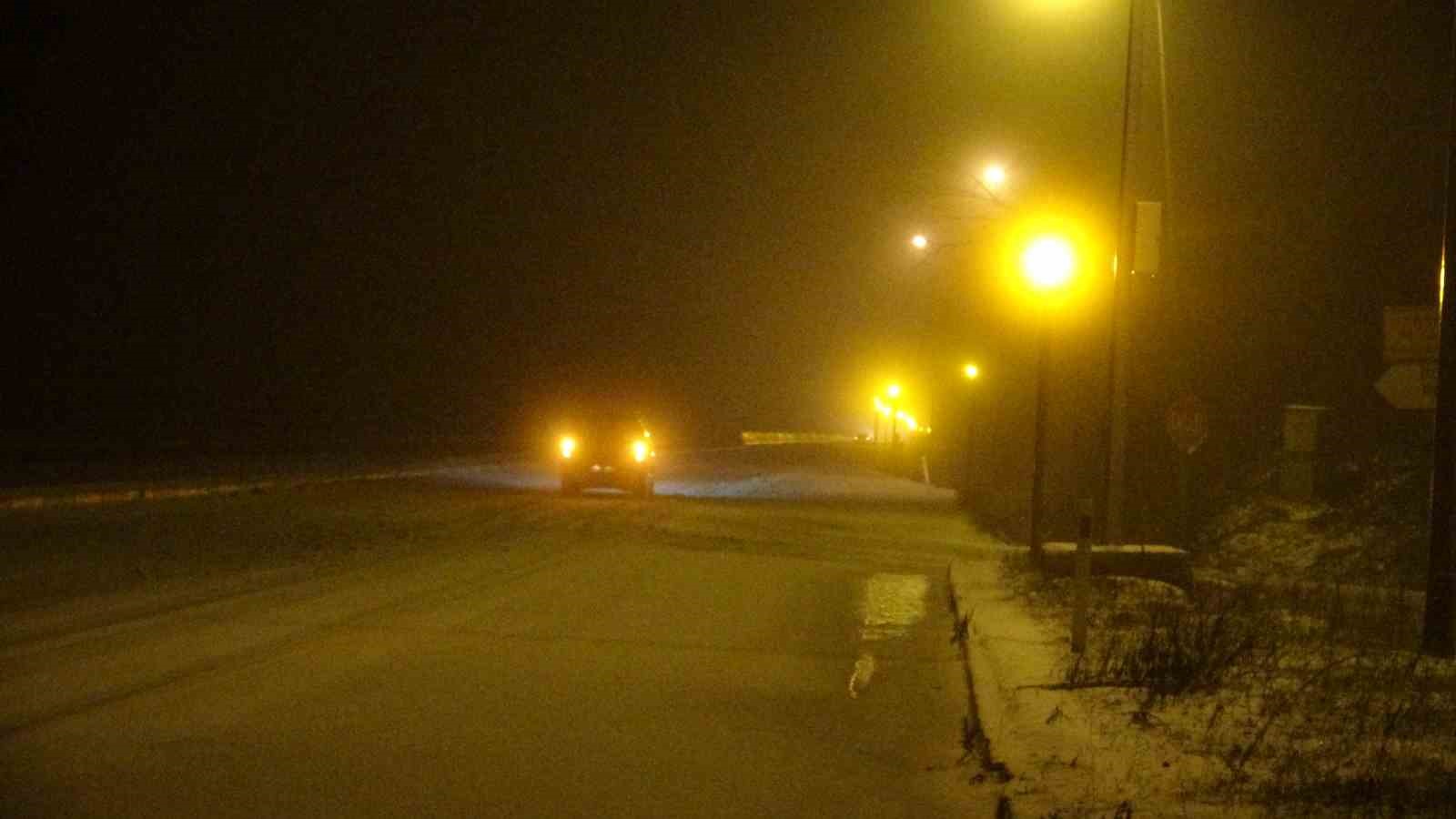 Bolu Dağı geçişinde kar yağışı başladı