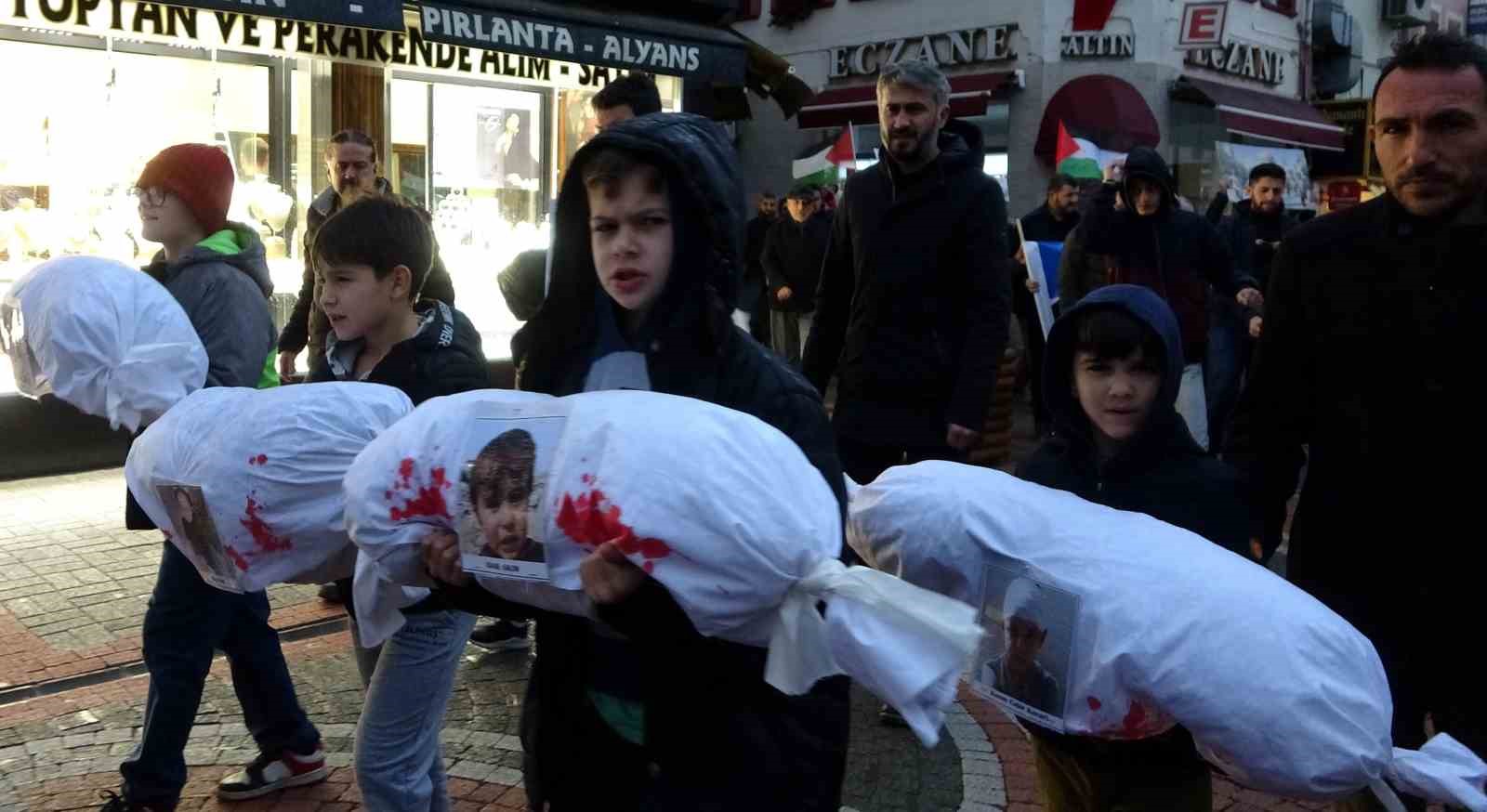 Bartın’da İsrail protestosu
