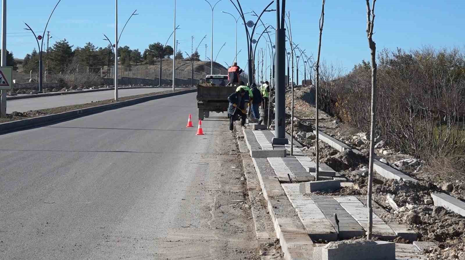 Kuzey kuşak yolunda çevre düzenleme çalışmaları
