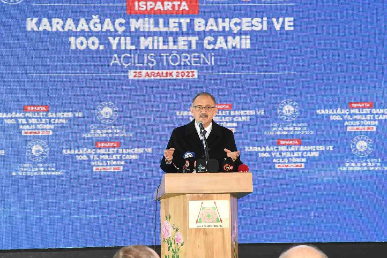 Çevre, Şehircilik ve İklim Değişikliği Bakanı Özhaseki: “100 milyon metrekare yeşil alan için proje başlattık”