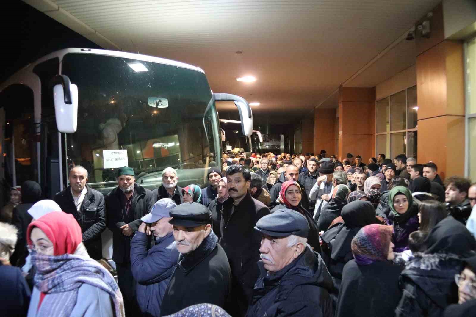 Çankırı’da 75 umreci kutsal topraklara uğurlandı