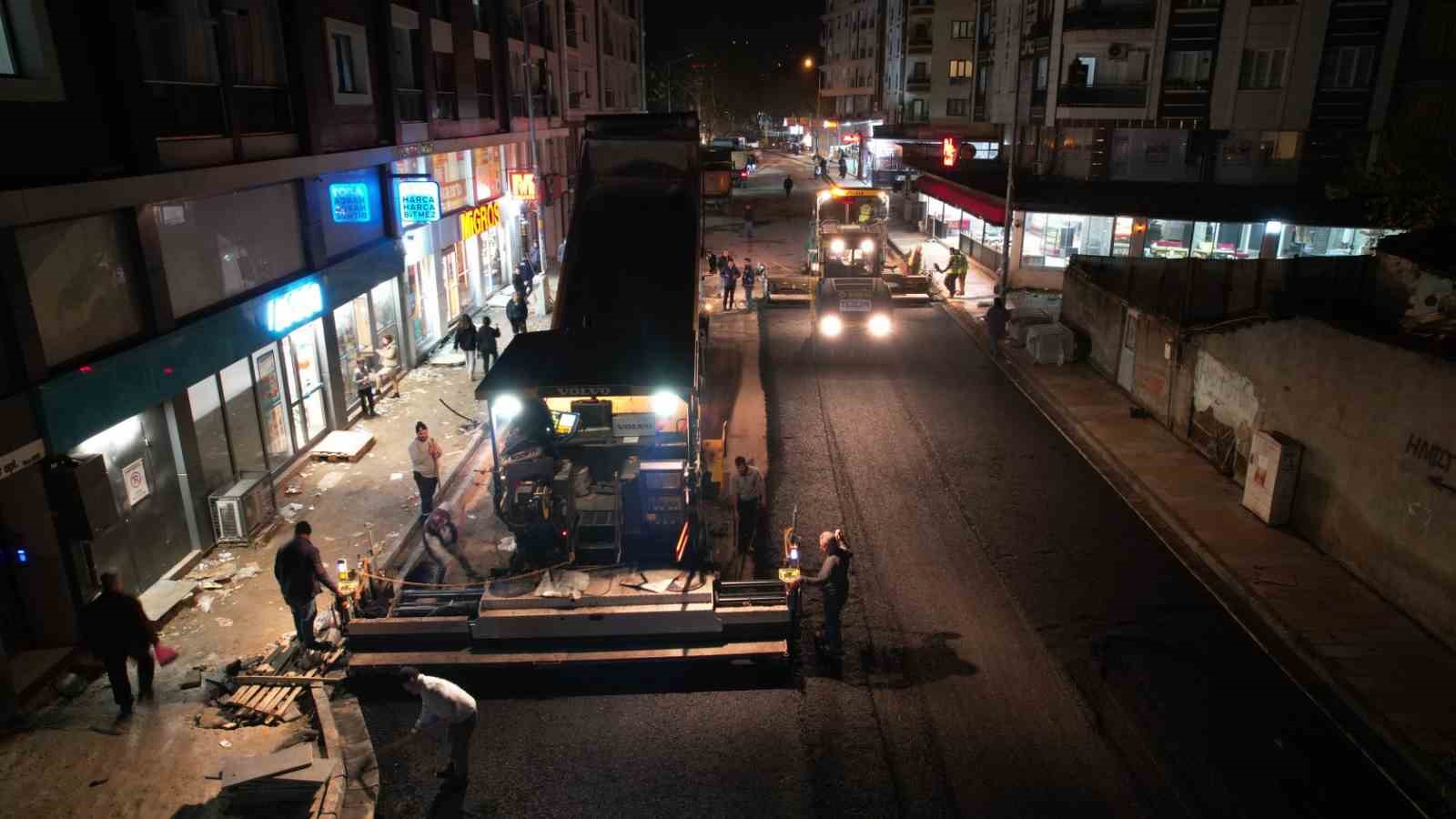 Horozköy Caddesi’nde hummalı çalışma
