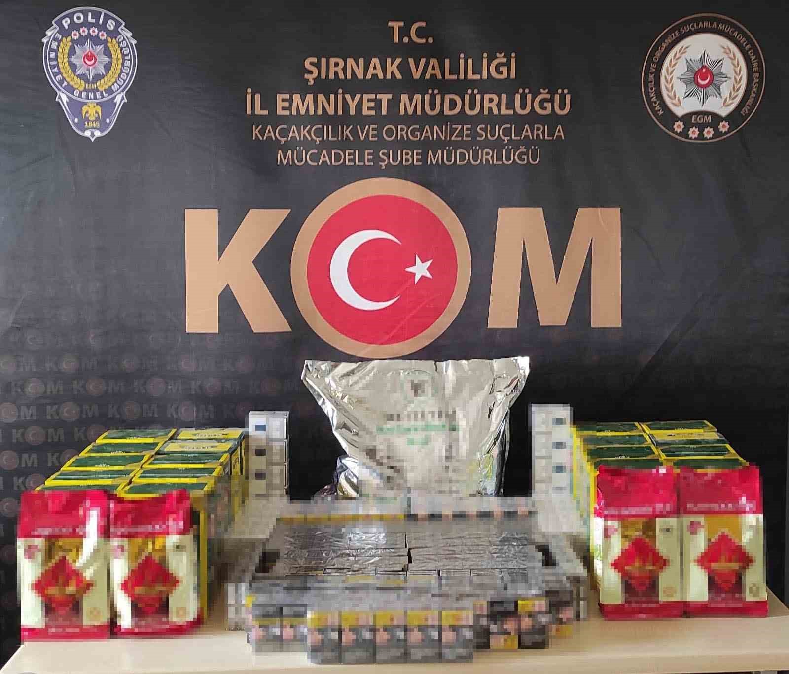 Şırnak’ta kaçakçılık ve asayiş operasyonu: 3 kişi tutuklandı