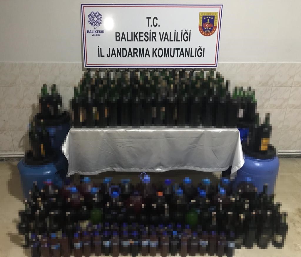 Balıkesir’de yılbaşı öncesi kaçak içki operasyonu