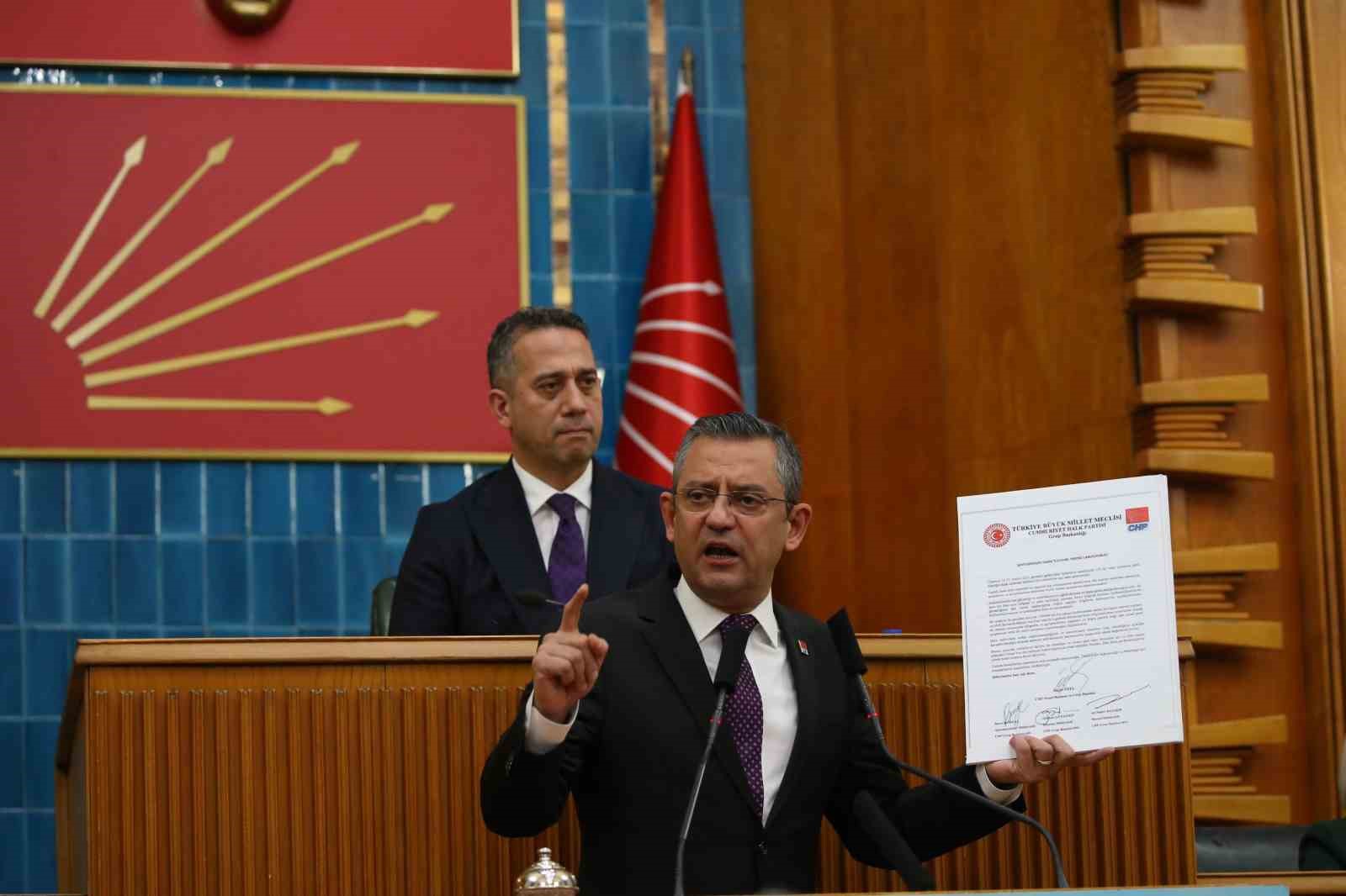 CHP Genel Başkanı Özel: “Teröristlerle mücadelesinde her zaman TSK’nın arkasında olduk”
