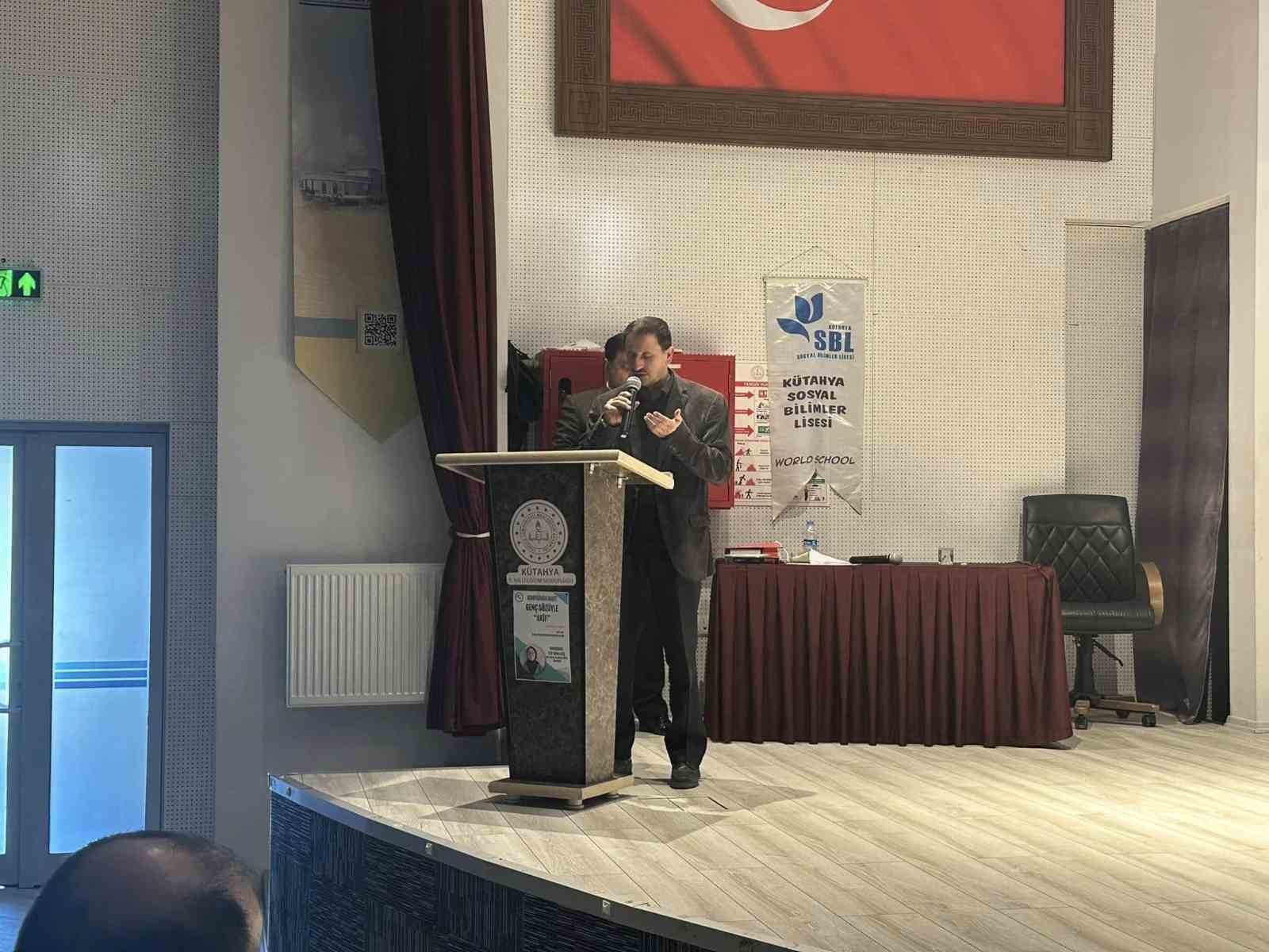 Kütahya’da lise öğrencisinden, “Genç Gözüyle Mehmet Akif