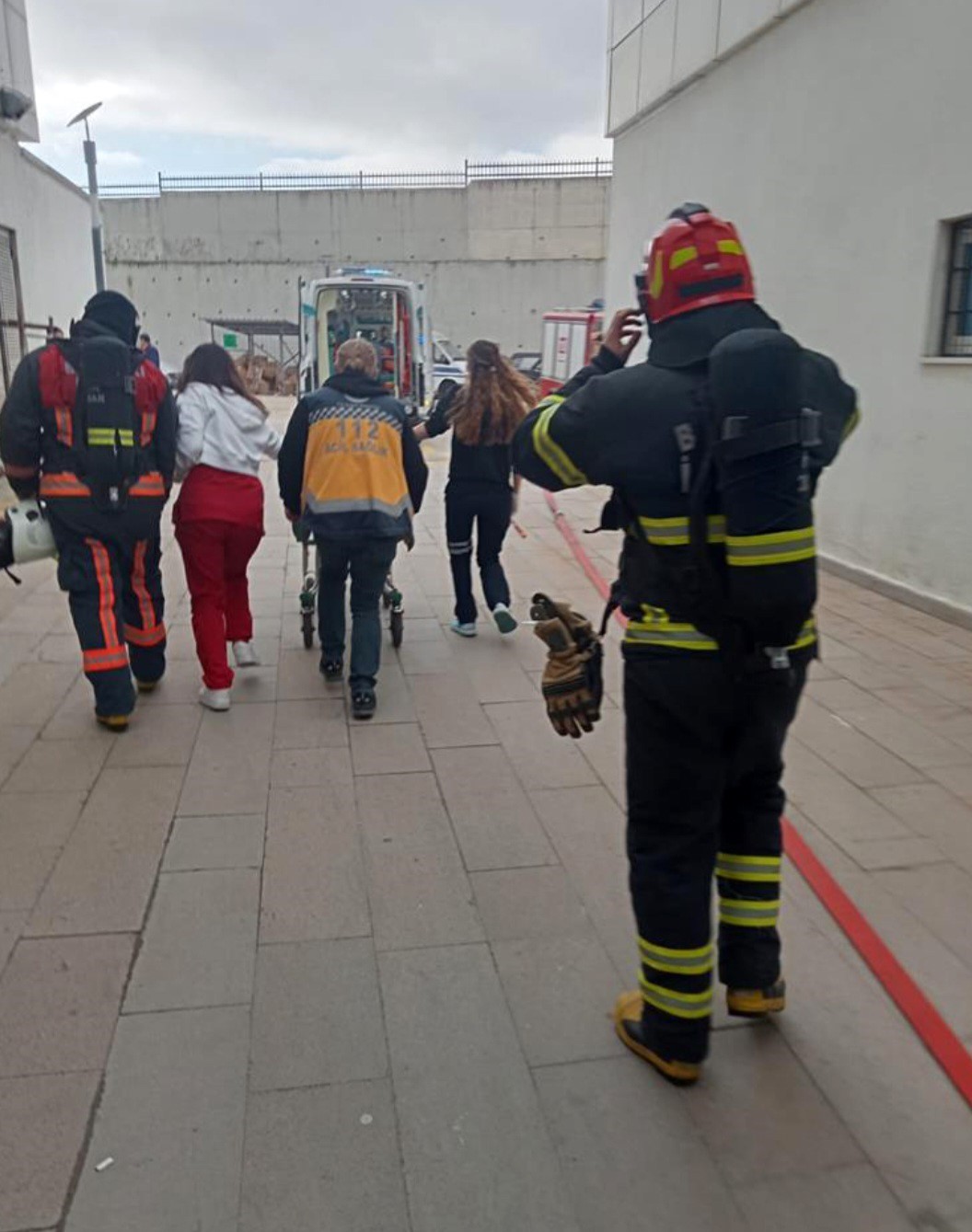 Babaeski Devlet Hastanesi’nde yangın tatbikatı
