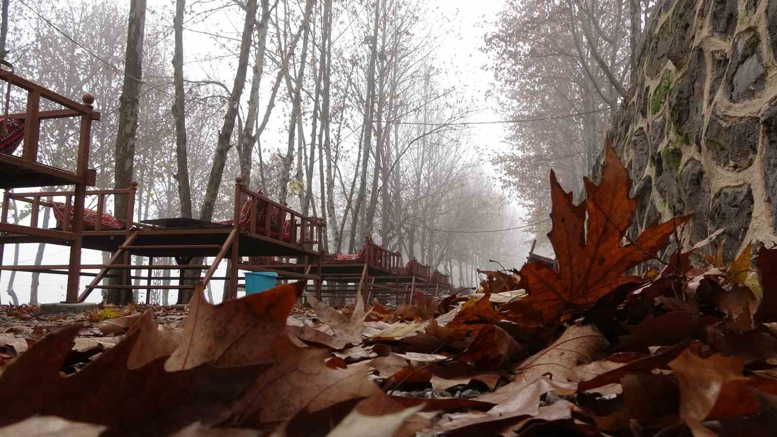 Diyarbakır’da tarihi yapılar sis altında kaldı
