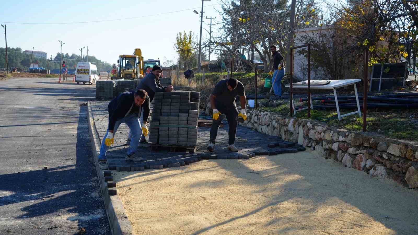 Kaldrm dzenleme ve yenileme almalar devam ediyor
