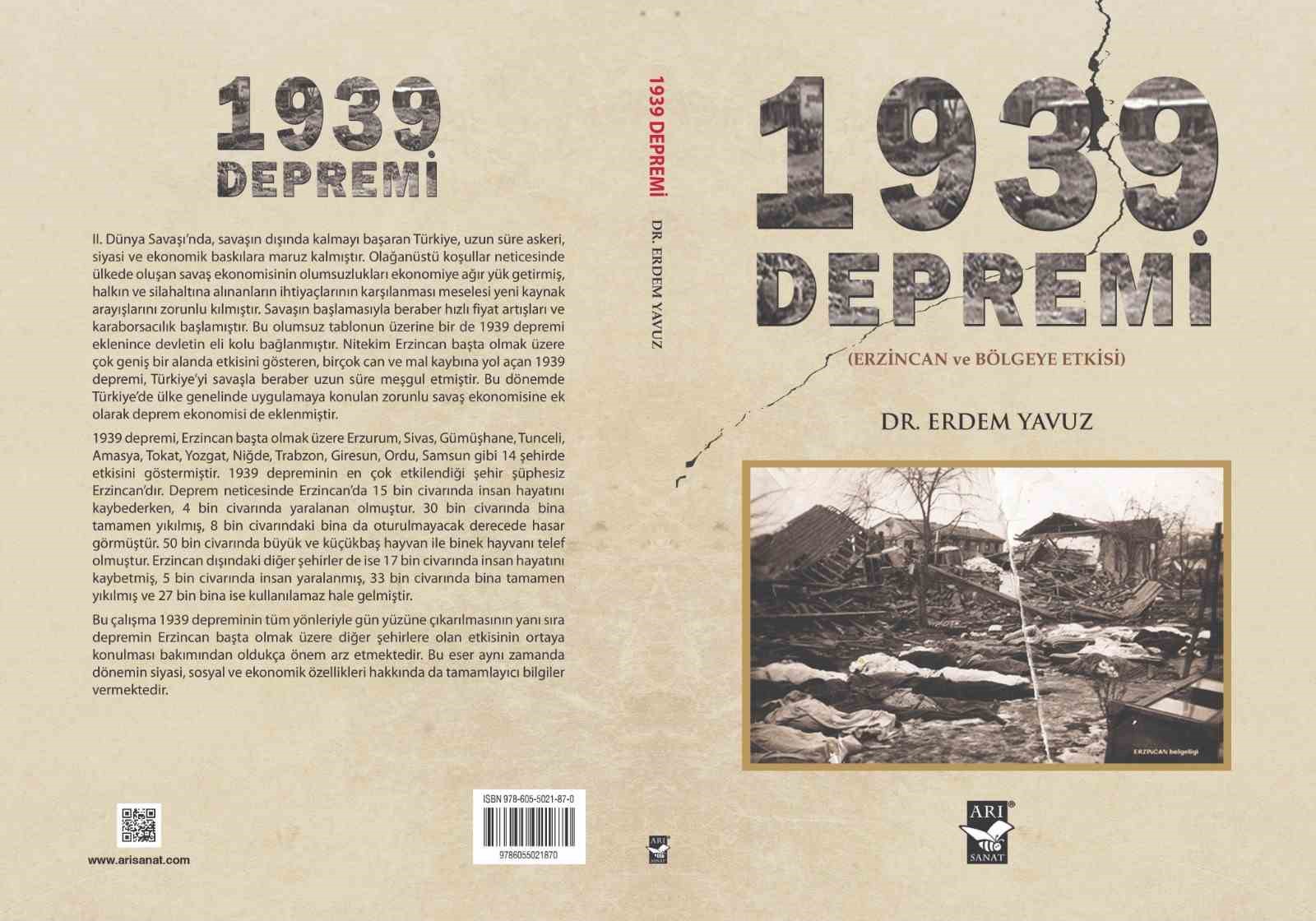 1939 Erzincan Depremi ve sonrası
