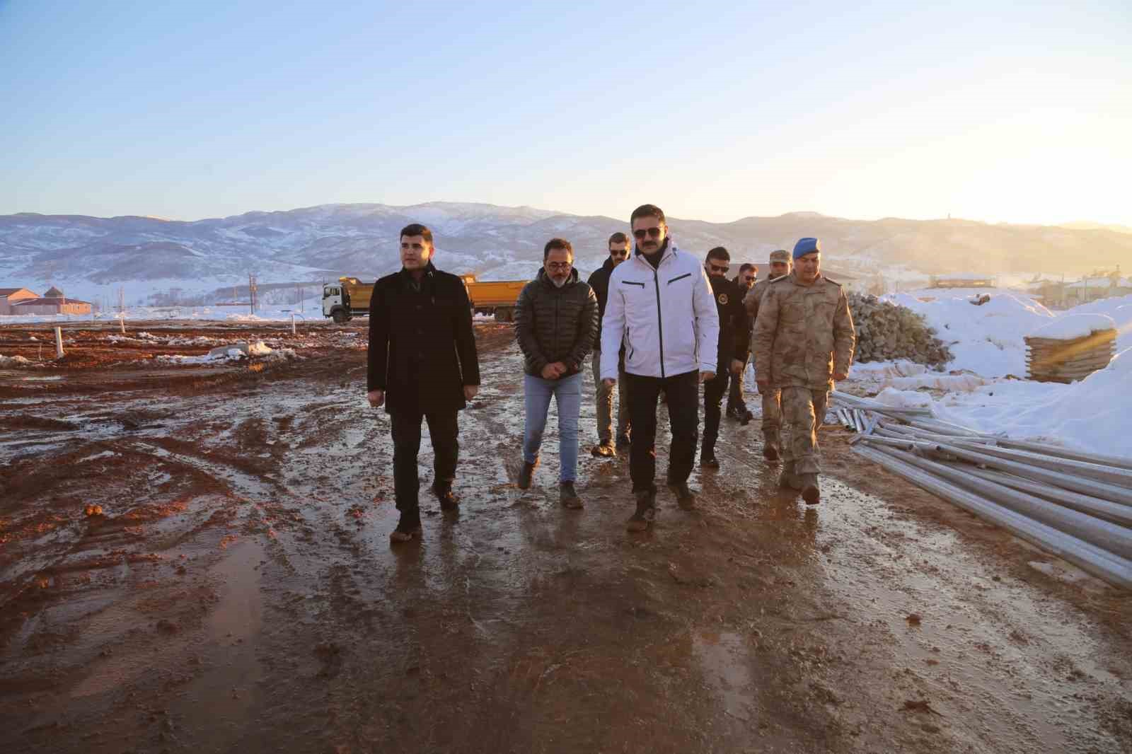 Tunceli’de konteyner kentler kuruluyor