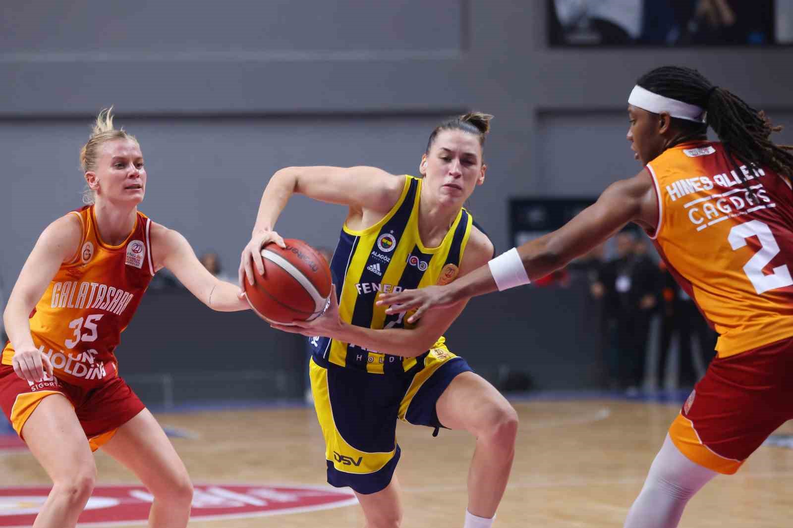 Kadın pota derbisi Fenerbahçe’nin
