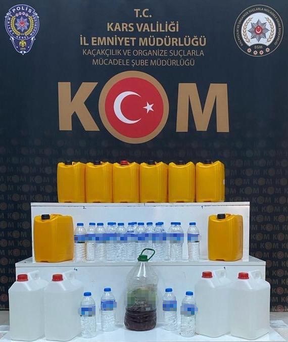 Kars’ta yılbaşı öncesi ’sahte içki’ operasyonu