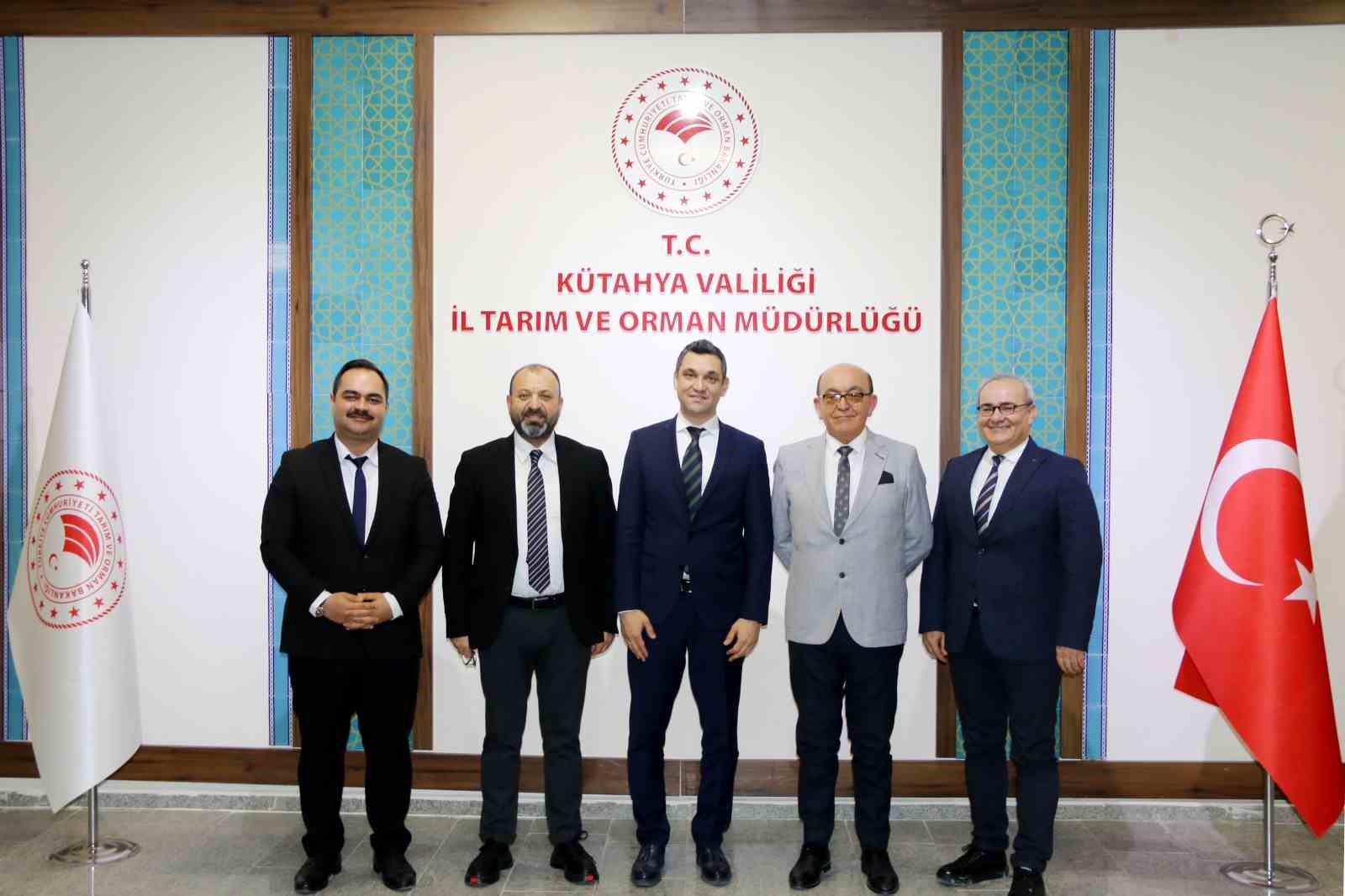 Kütahya OSB Yönetiminden yeni göreve başlayan kurum yetkililerine ziyaret