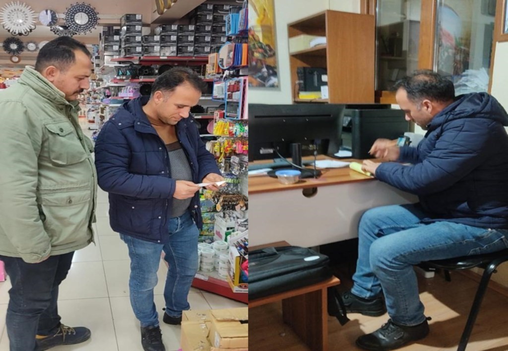 Erzincan’da iş yerlerine yönelik ücretli poşet denetimi yapıldı