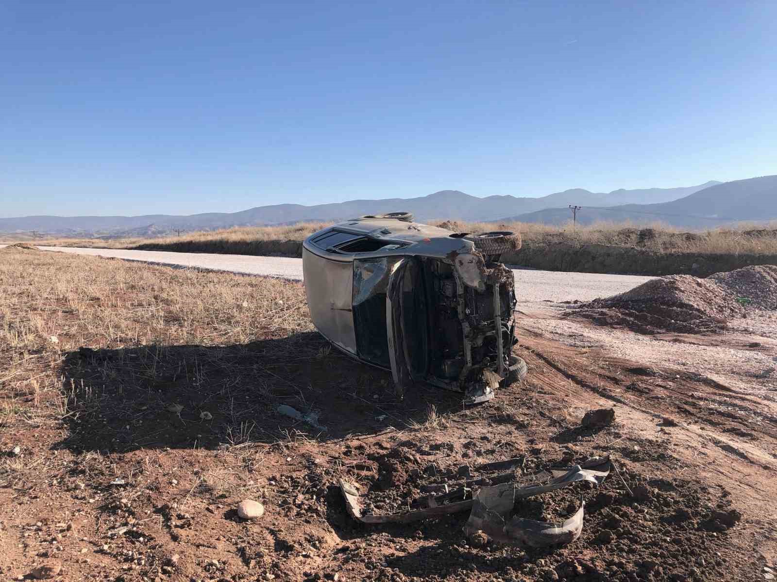 Yozgat’ta trafik kazası:  1 yaralı