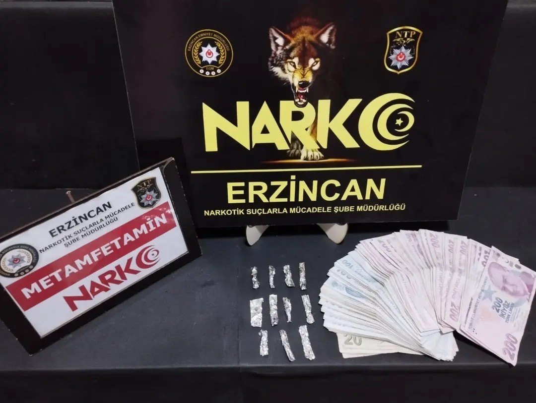 Erzincan’daki uyuşturucu operasyonunda 1 kişi tutuklandı