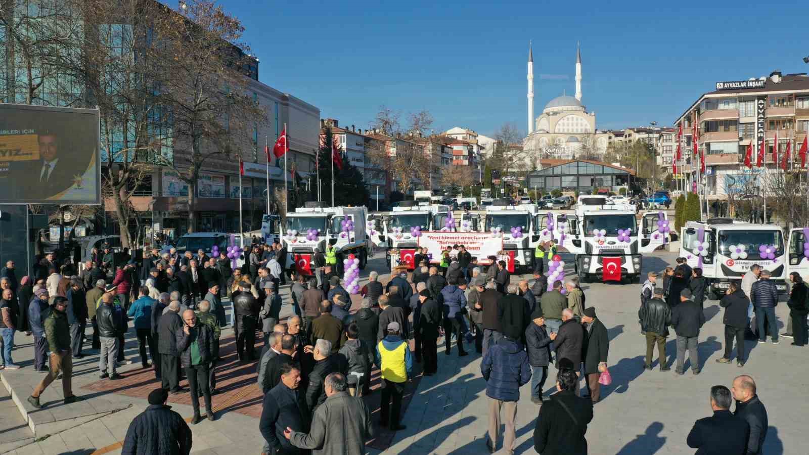 Safranbolu Belediyesi 6 temizlik aracını filosuna kattı