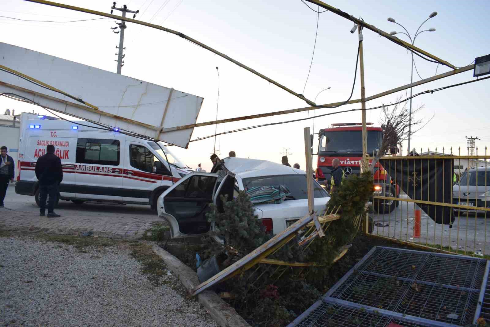 Can pazarının yaşandığı kaza anı kameraya yansıdı
