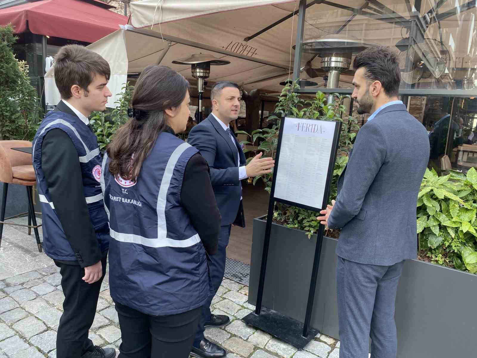 Ticaret Bakan Yardımcısı Gürcan, “Fiyat listesi asmayan işletmelere yılbaşından itibaren menüde bulunan her bir ürün için ve sattıkları her bir ürün için 2 bin 172 ceza yazacağız”
