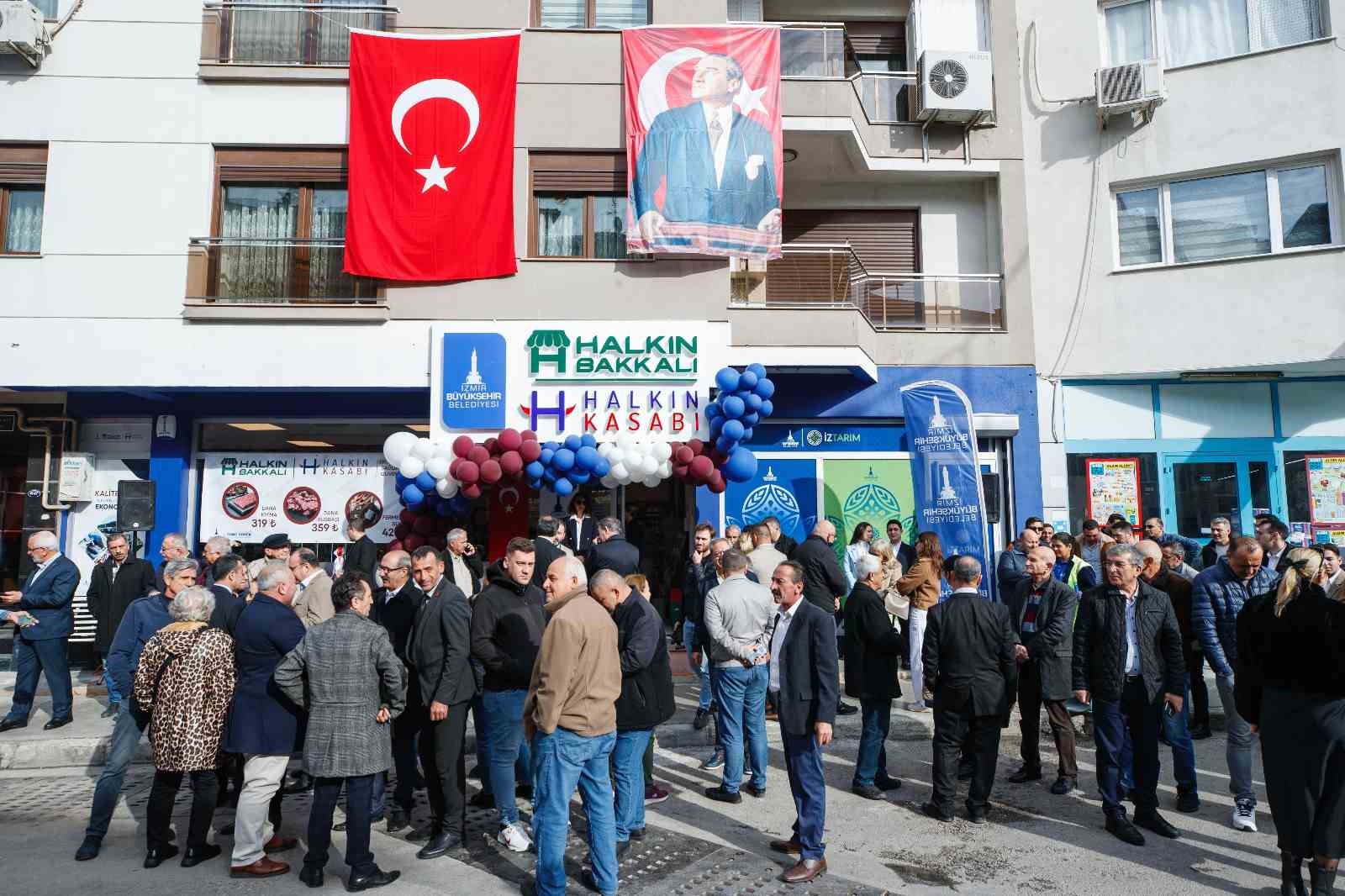 Halkın Bakkalı/Halkın Kasabı’nın 13’üncü şubesi Karabağlar’da
