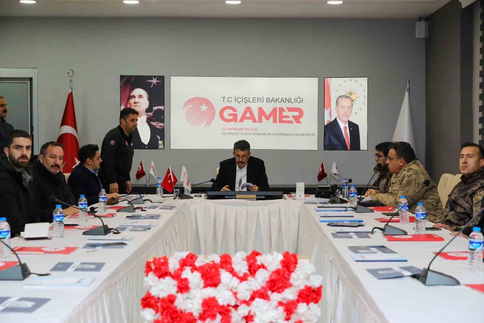 Hakkari&rsquo;de AFAD Koordinasyon Kurulu toplantısı yapıldı

