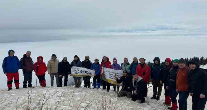 Giresun’da 2016 yılında şehit olan J.Kd.Bçvş. Zafer Çalışkan için zirve yürüyüşü düzenlendi