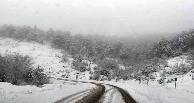 Gümüşhane’nin yükseklerinde kar yağışı etkili oluyor