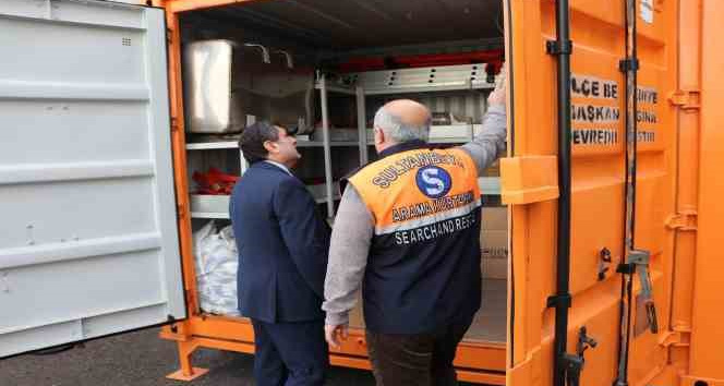 Sultanbeyli’de afet istasyonları kuruldu