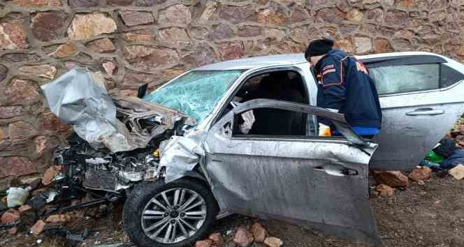 Gümüşhane’de trafik kazası: 2 yaralı