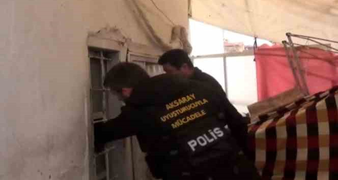 Aksaray’da 21 adrese şafak operasyonu: 14 tutuklama