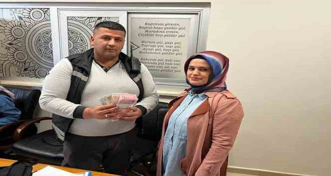 Mardin’de güvenlik görevlisinden takdirlik hareket