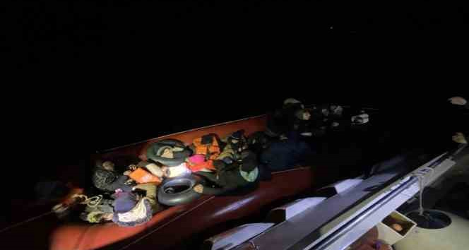 Ayvacık açıklarında 49 kaçak göçmen kurtarıldı