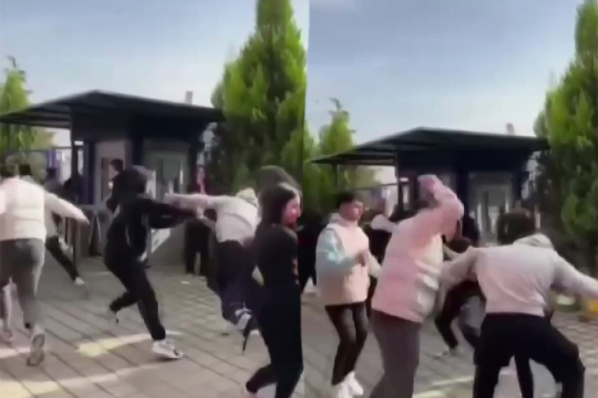 Tuzla'da liseli gençlerin tekmeli yumruklu kavgası: 2 yaralı